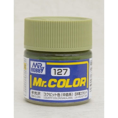 Mr Hobby (Gunze) C127 Mr Color Semi Gloss Cockpit Color Nakajima Lacquer Paint 10ml